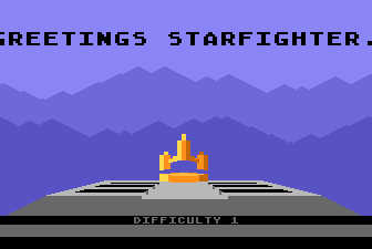 The Last Starfighter Title Screen